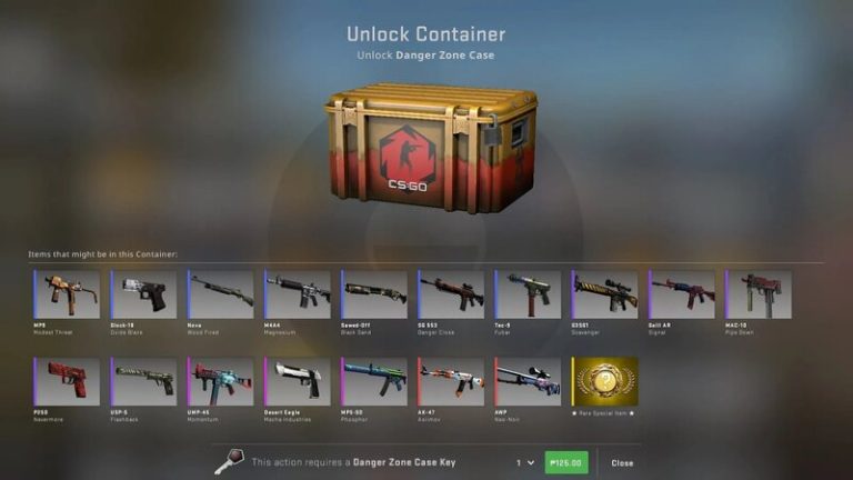 What is case opening in csgo?